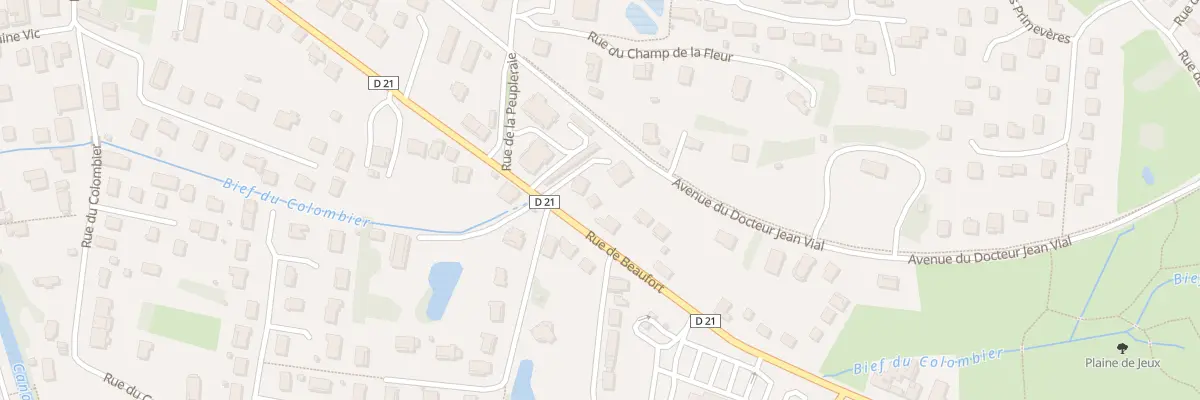 Plan du 43 Rue de Beaufort à Louhans-Châteaurenaud