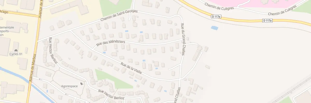 Plan du 16 Rue des Ménétriers à Bourg-en-Bresse