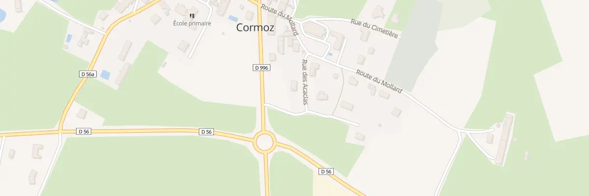 Plan du 5300 Au Bourg à Cormoz