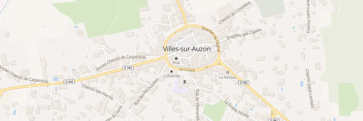 Plan du 2 Rue des Cordiers à Villes-sur-Auzon