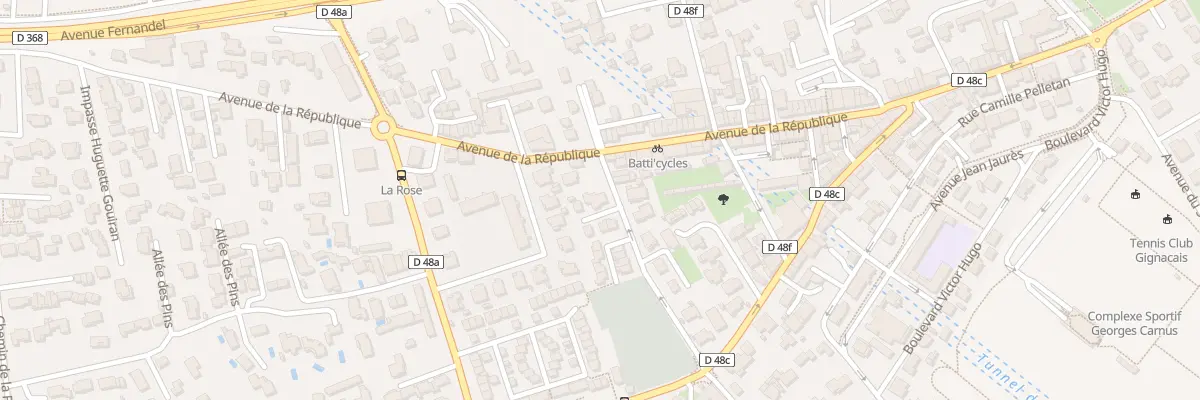 Plan du 2 Rue Jean Baptiste Malfatto à Gignac-la-Nerthe