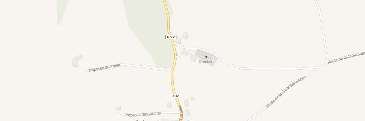 Plan du 5010 Les Combels à Sainte-Anne-sur-Gervonde
