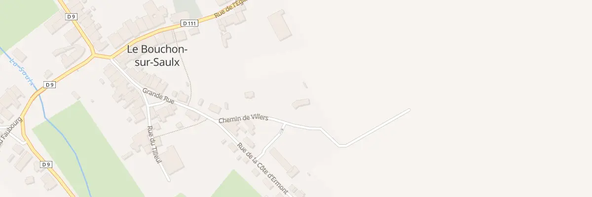 Plan du 5 Che de Villers au Bouchon-sur-Saulx