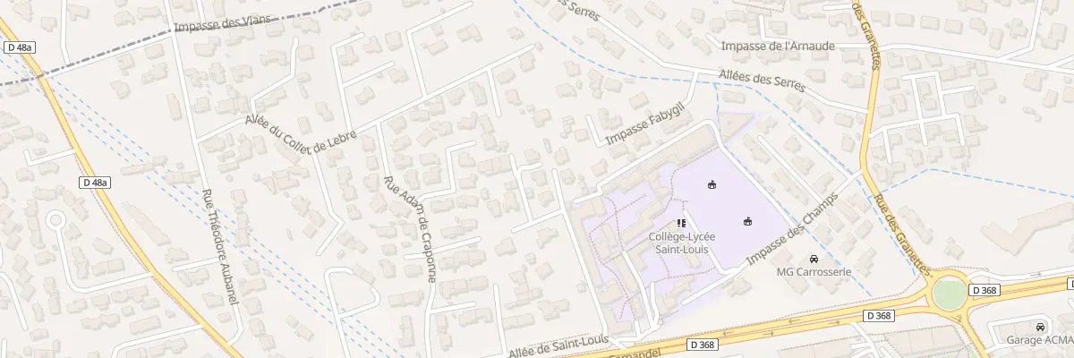 Plan du 21 All de Saint-louis à Gignac-la-Nerthe