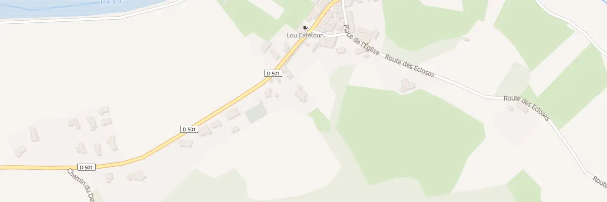 Plan du 5 Route des Amandiers à Curnier