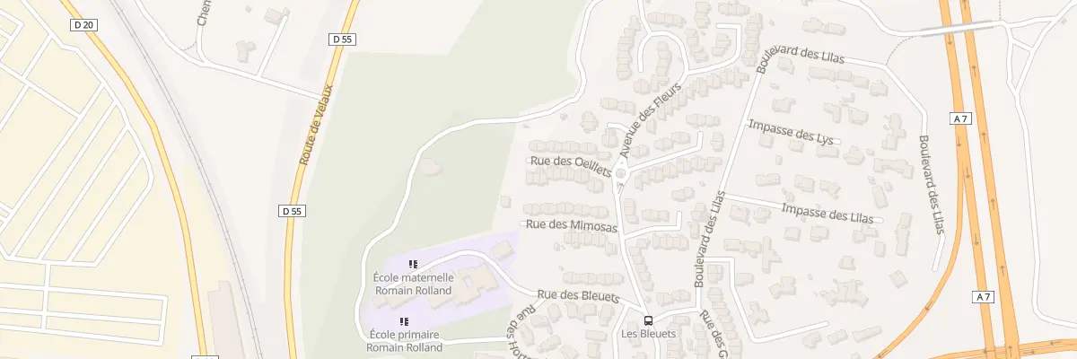 Plan du 34 Rue des Oeillets à Rognac