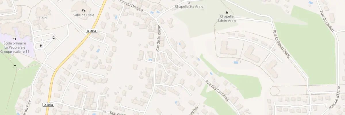 Plan du 6 Rue de la Roche à L’Isle-d’Abeau