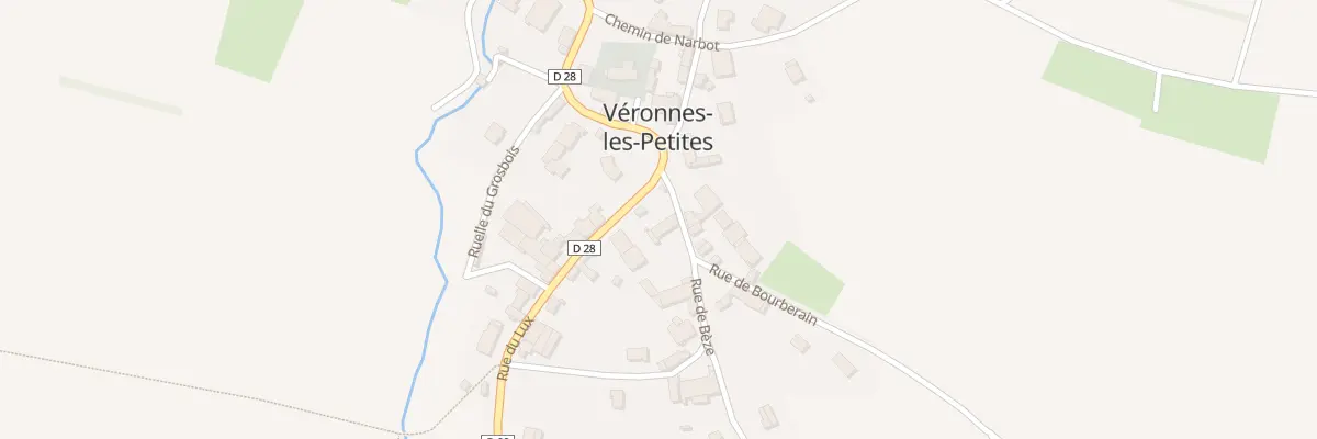 Plan du 2 Rue de Bèze à Véronnes