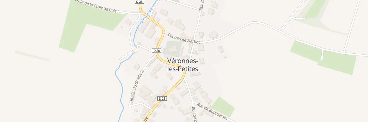 Plan du 2 Rue Roulette à Véronnes