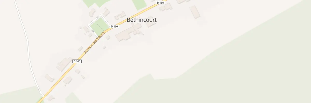 Plan du 7 Av des Tilleuls à Béthincourt