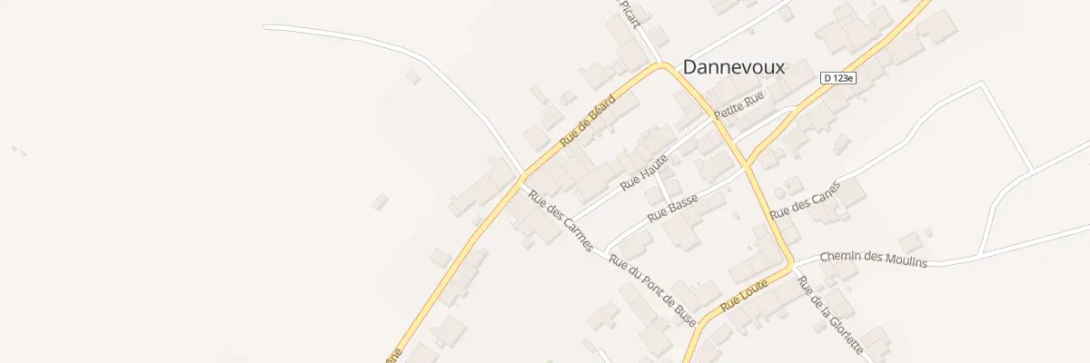 Plan du 2 Rue de Beard à Dannevoux