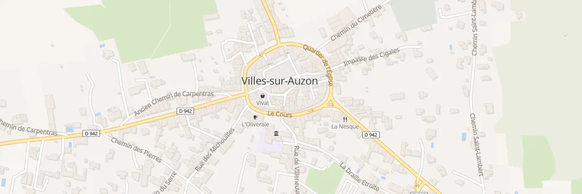 Plan du 8 Rue des Cordiers à Villes-sur-Auzon