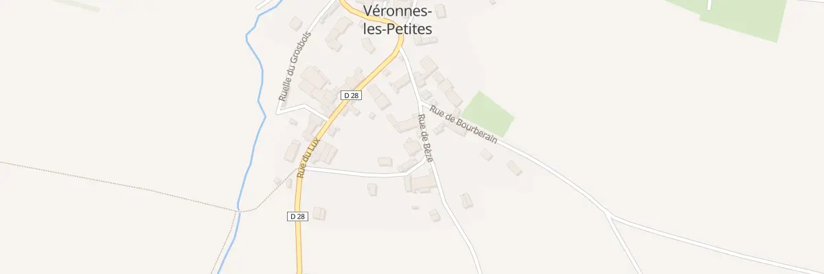 Plan du 6 Rue de Bèze à Véronnes