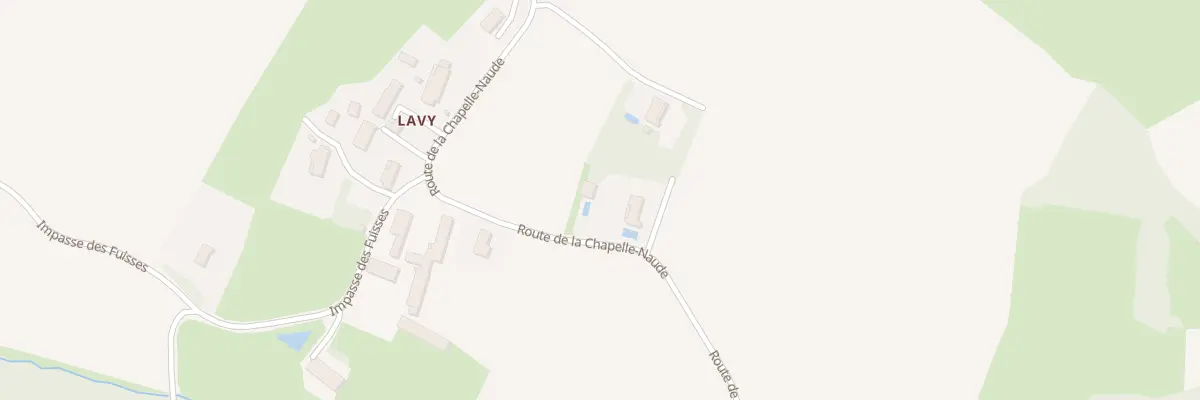 Plan du 810 Rte de la Chapelle Naude à Sainte-Croix-en-Bresse
