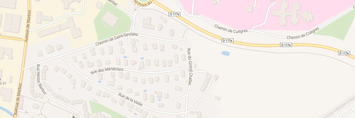 Plan du 23 Rue des Ménétriers à Bourg-en-Bresse