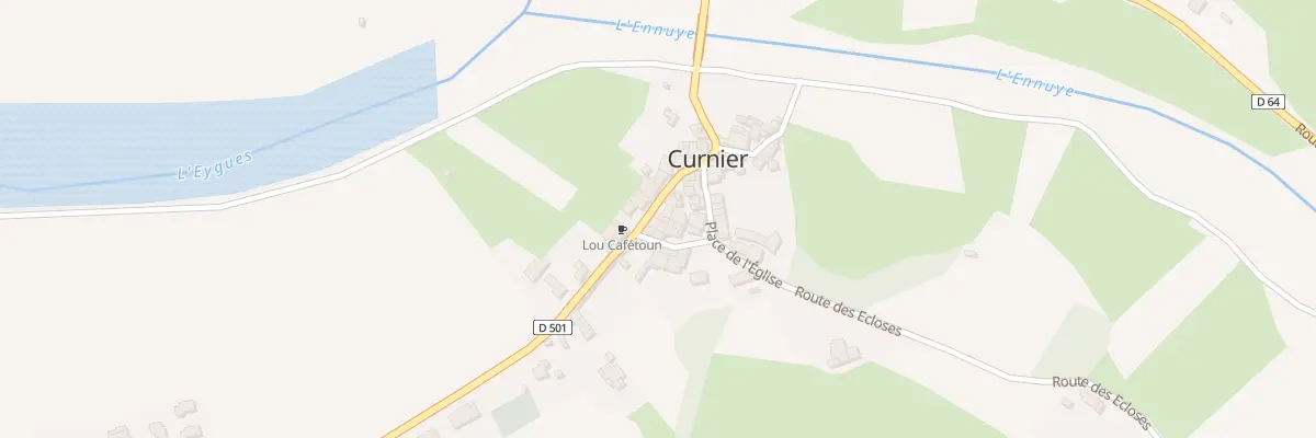 Plan du 5 Place de la Mairie à Curnier