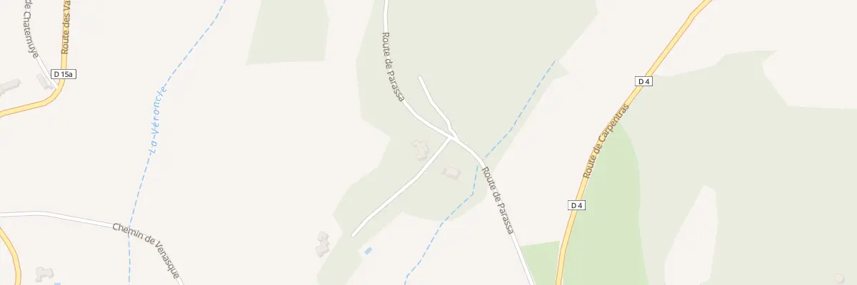 Plan du 335 Rte de Parassa à Murs