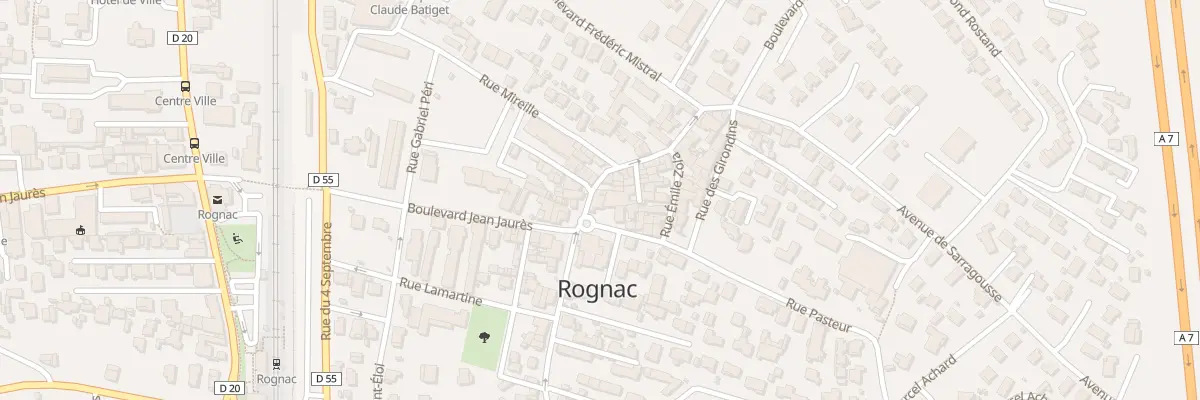 Plan du 1B Pl de la Republique à Rognac