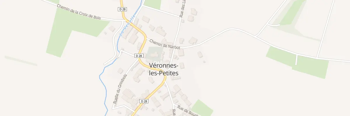 Plan du 4 Rue des Lientes à Véronnes