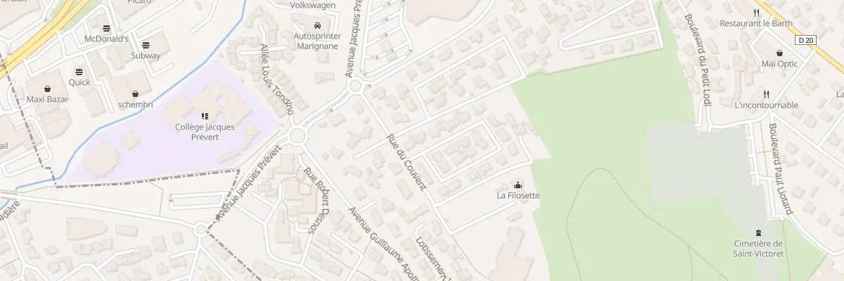 Plan du 2 Rue Paul Eluard à Saint-Victoret