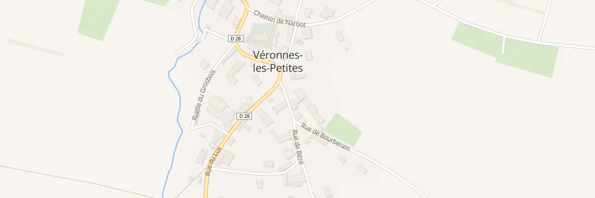 Plan du 9003 Rue de Bèze à Véronnes