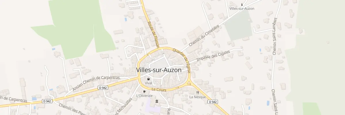 Plan du 4 Pl des Cent Canards à Villes-sur-Auzon