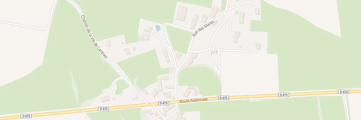 Plan du 12 Rue des Mares à Pourlans