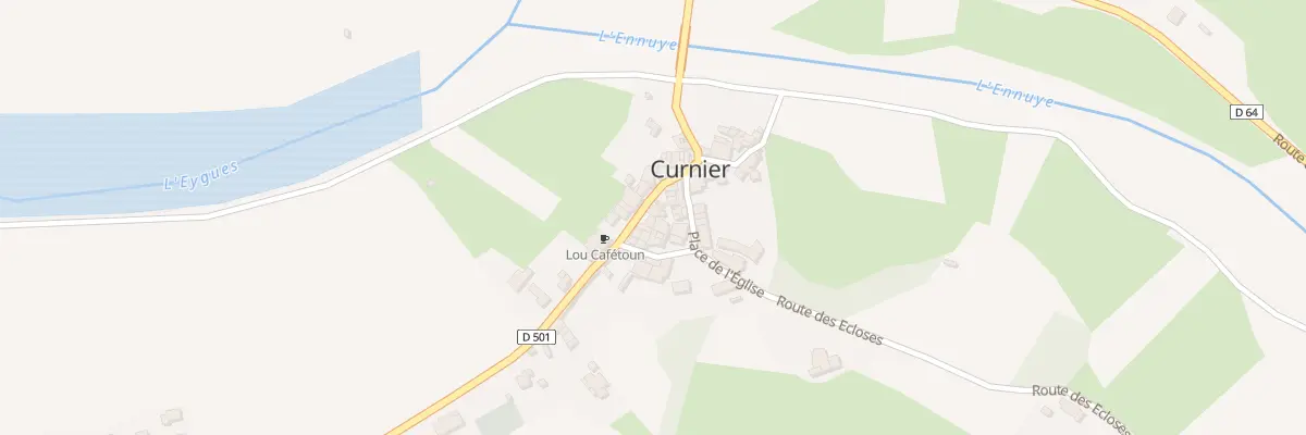 Plan du 1 Place de la Mairie à Curnier