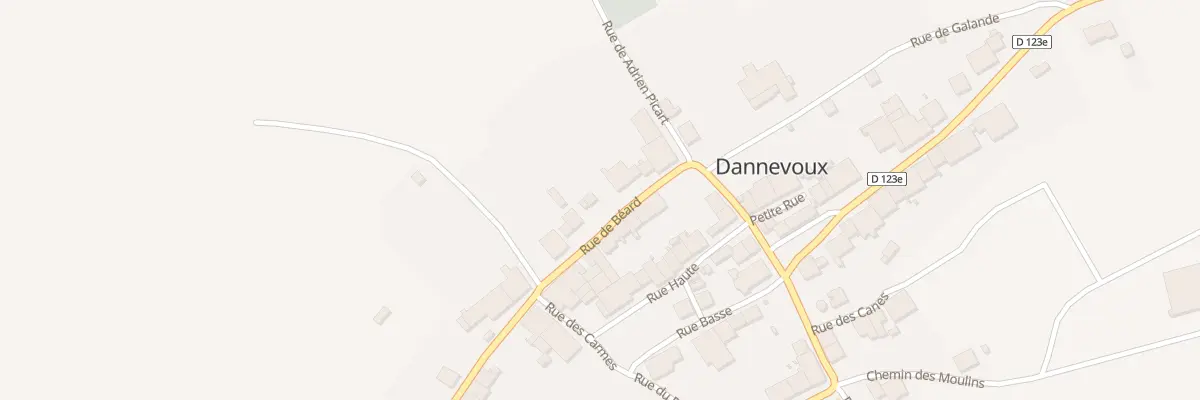 Plan du 5 Rue de Beard à Dannevoux