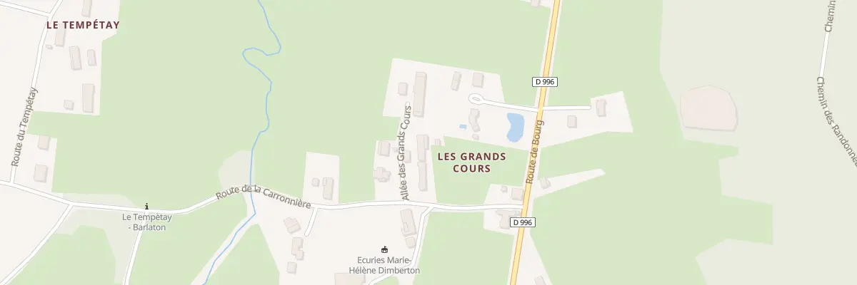 Plan du 5273 Les Grands Cours à Marboz
