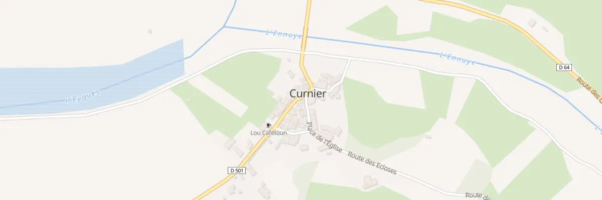 Plan du 5051 Le Village à Curnier