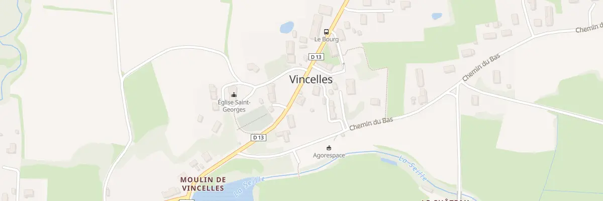 Plan du 352 Rte du Bourg à Vincelles