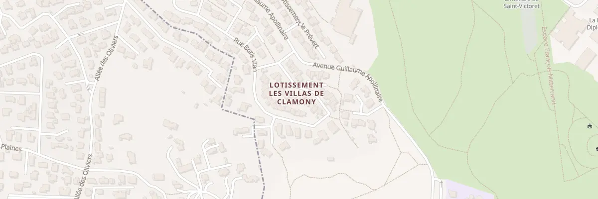 Plan du 24 Lot les Villas de Clamony à Saint-Victoret