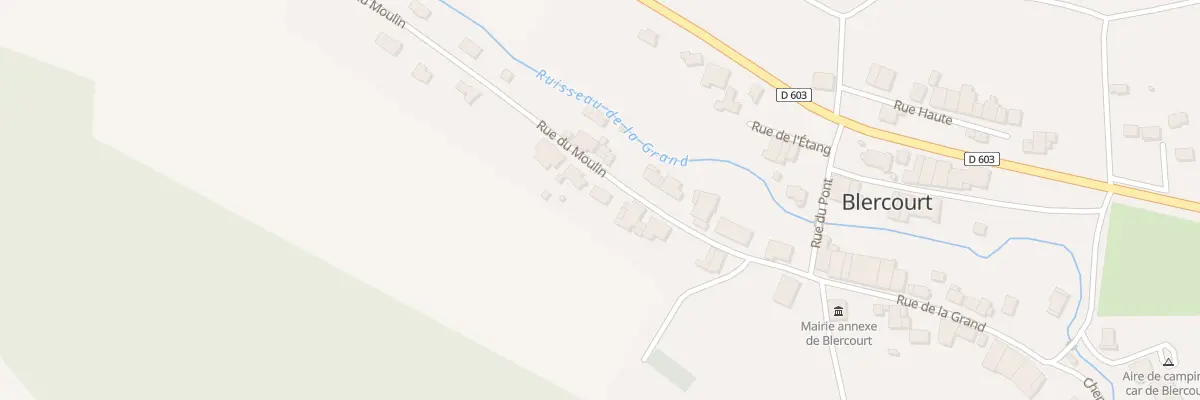 Plan du 7 Rue du Moulin à Nixéville-Blercourt