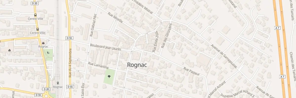 Plan du 9 Rue Pasteur à Rognac