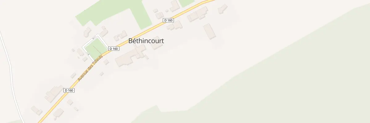 Plan du 5B Av des Tilleuls à Béthincourt