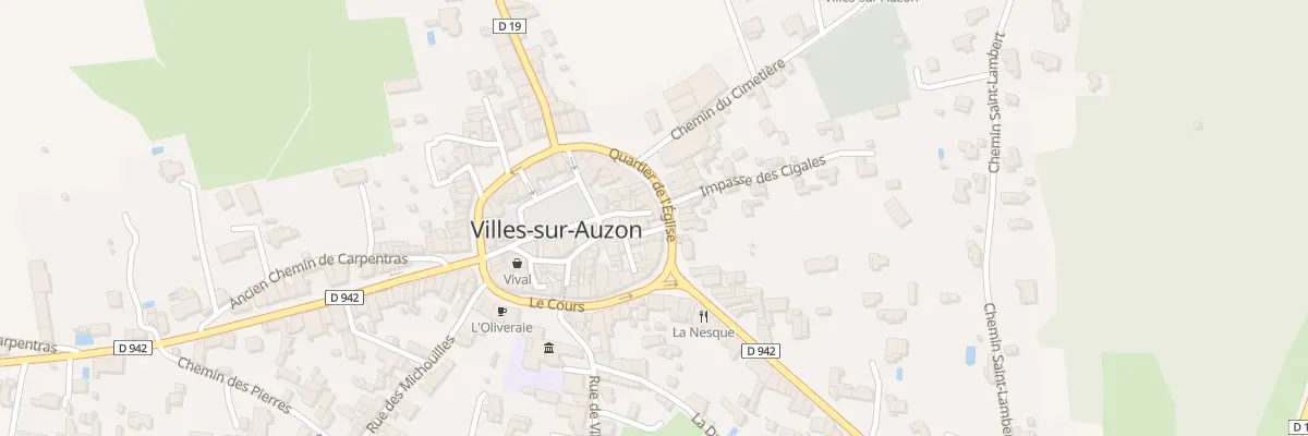Plan du 5 Rue du Couvent à Villes-sur-Auzon