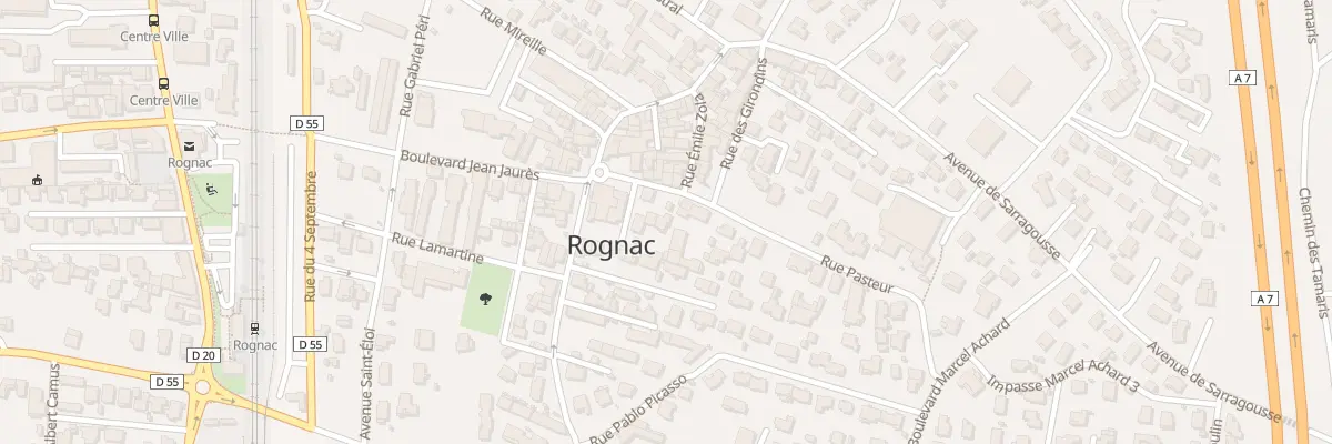 Plan du 12 Rue Pasteur à Rognac