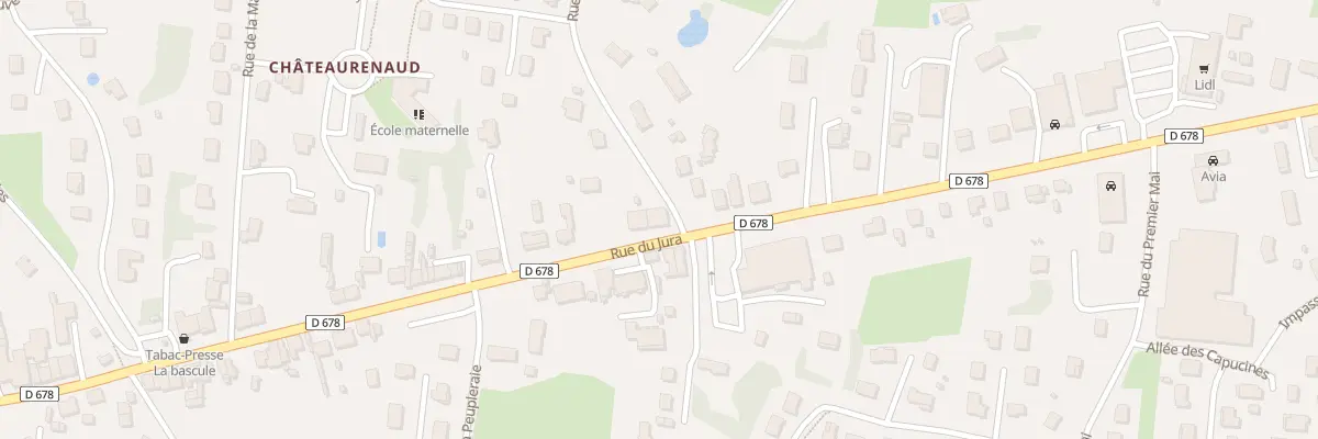Plan du 51 Rue du Jura à Louhans-Châteaurenaud