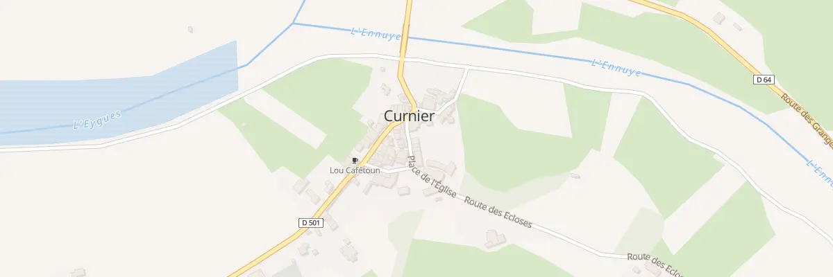 Plan du 3 Rue de la Calade à Curnier