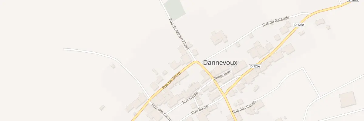 Plan du 9 Rue de Beard à Dannevoux