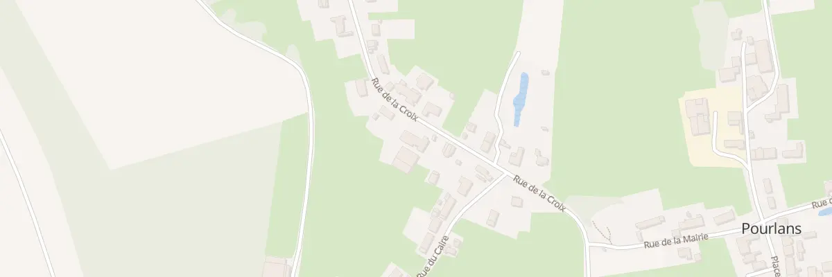 Plan du 7 Rue de la Croix à Pourlans