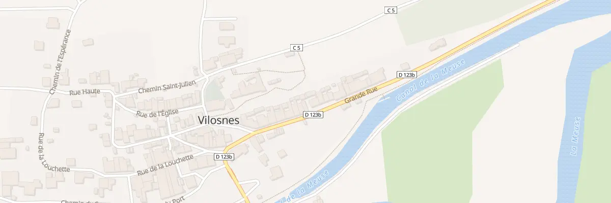 Plan du 13 Gr La Grande Rue Vilosnes à Vilosnes-Haraumont