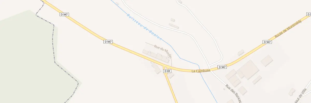 Plan du 3 Vc La Cambuse à Baâlon