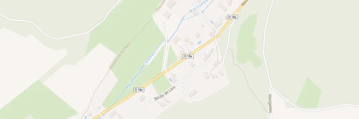 Plan du 375 Rte de Moras le Petit Meyzieu à Veyssilieu