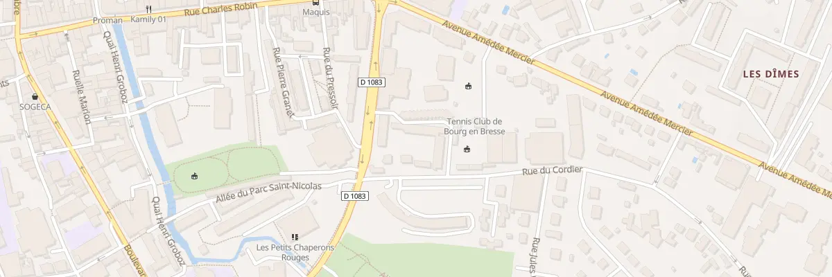 Plan du 28 Bd Saint-nicolas à Bourg-en-Bresse