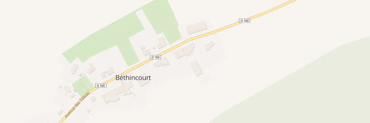 Plan du 3 Av des Tilleuls à Béthincourt