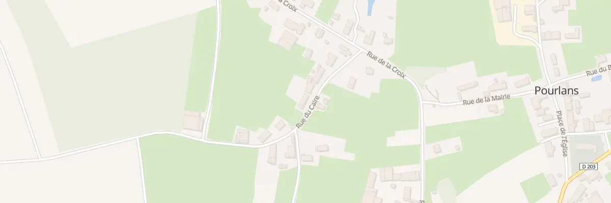 Plan du 8 Rue du Caire à Pourlans
