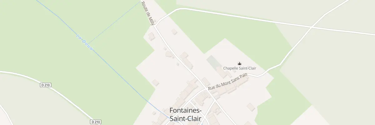 Plan du 4 Rte de Milly à Fontaines-Saint-Clair
