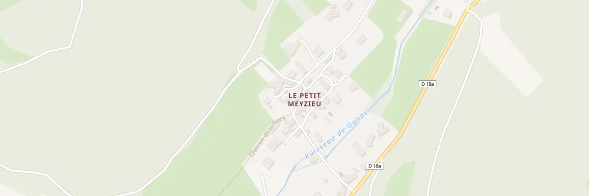 Plan du 197B Rte du Petit Meyzieu à Veyssilieu